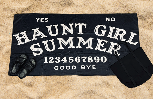 Beach Towel - Haunt Girl Summer