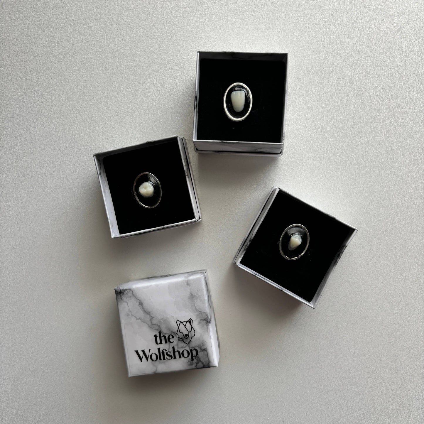 Oddity Ring - Resin Human Tooth Molar