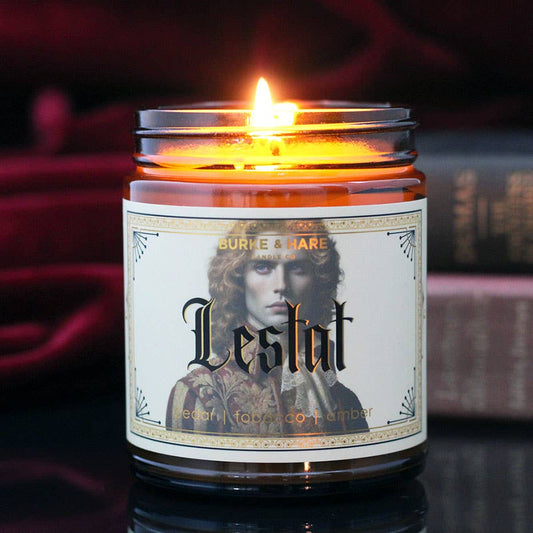 Burke & Hare Co - Gothic Scented Candle - Vampire Lestat - Halloween - Cedar