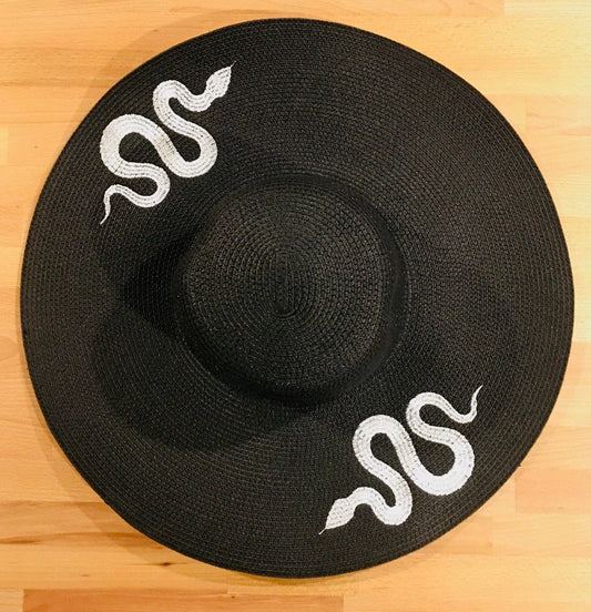 Snakes Floppy Sun Hat - XL Brim