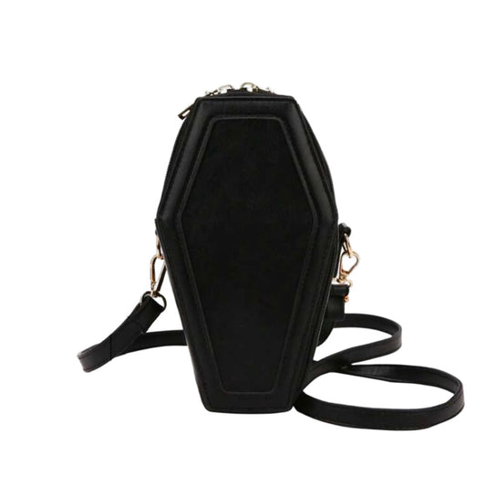 Solid Coffin Purse Crossbody