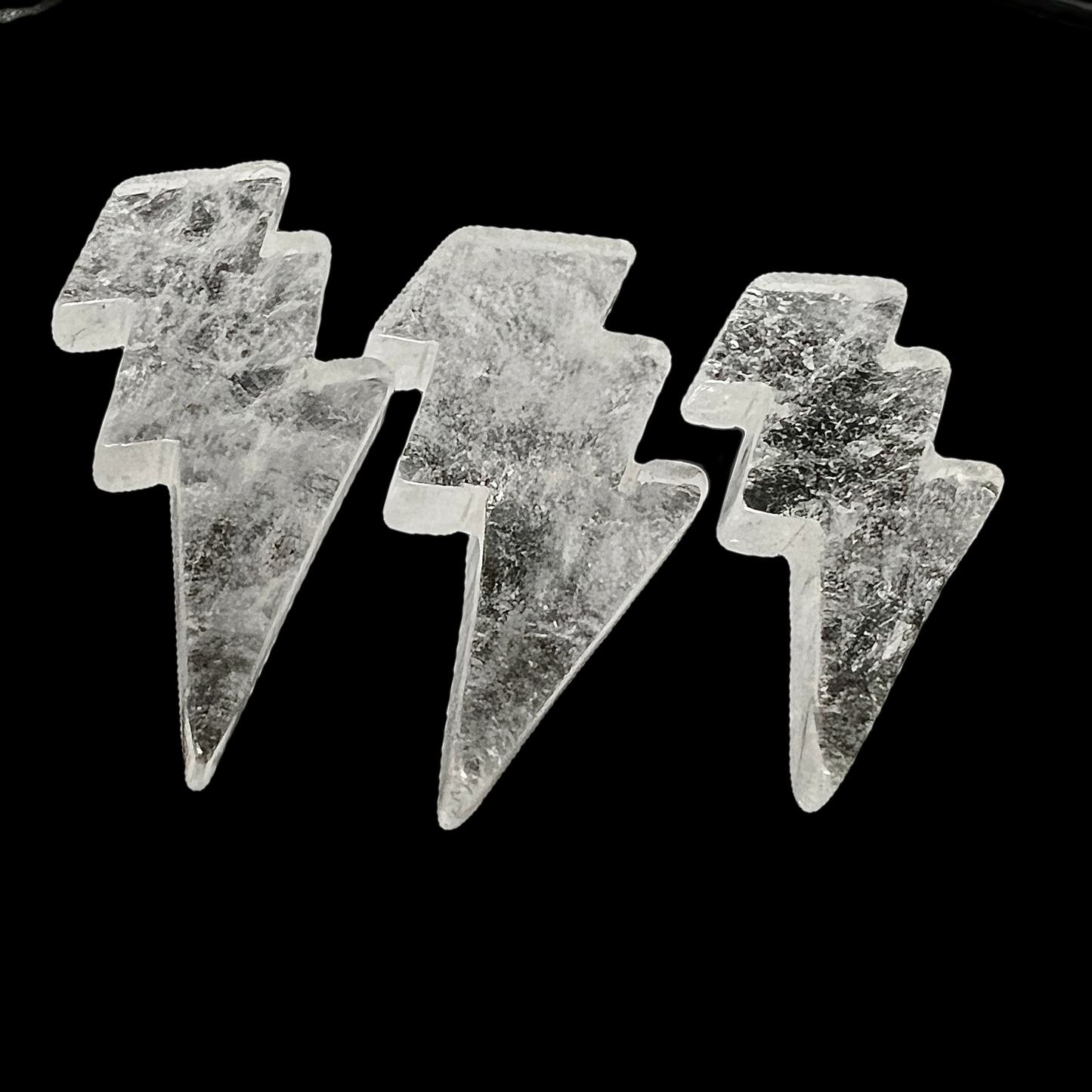 Clear Quartz Lightening Bolts