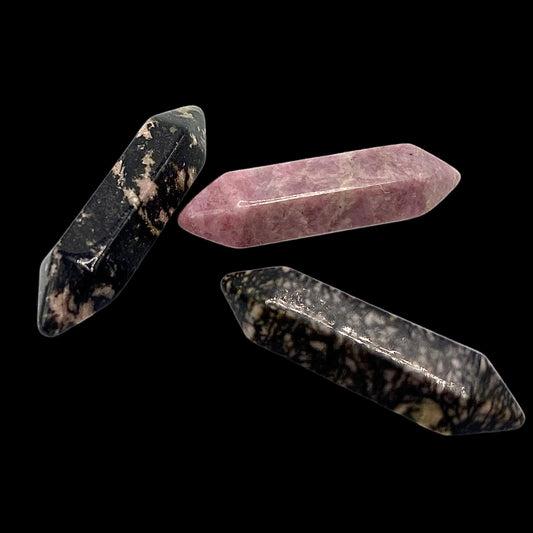 Rhodonite Double Points