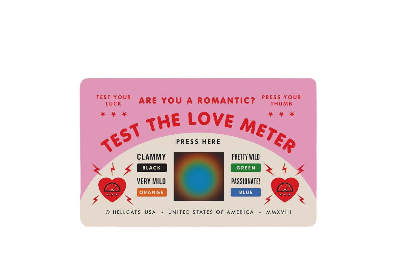 Test The Love Meter Mood Card