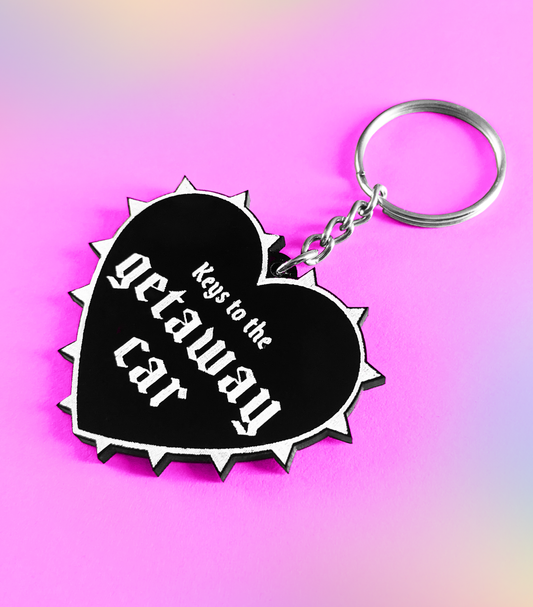 Keys to the Getaway Car Acrylic Keychain