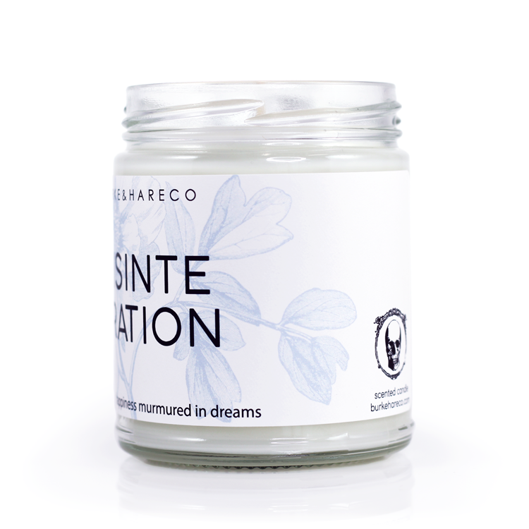Burke & Hare Co - Scented Candle - Disintegration - 9 oz in a glass jar with lid