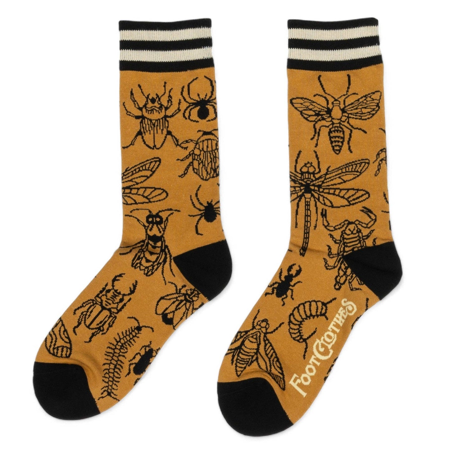 FootClothes LLC - Creepy Crawlies Crew Socks