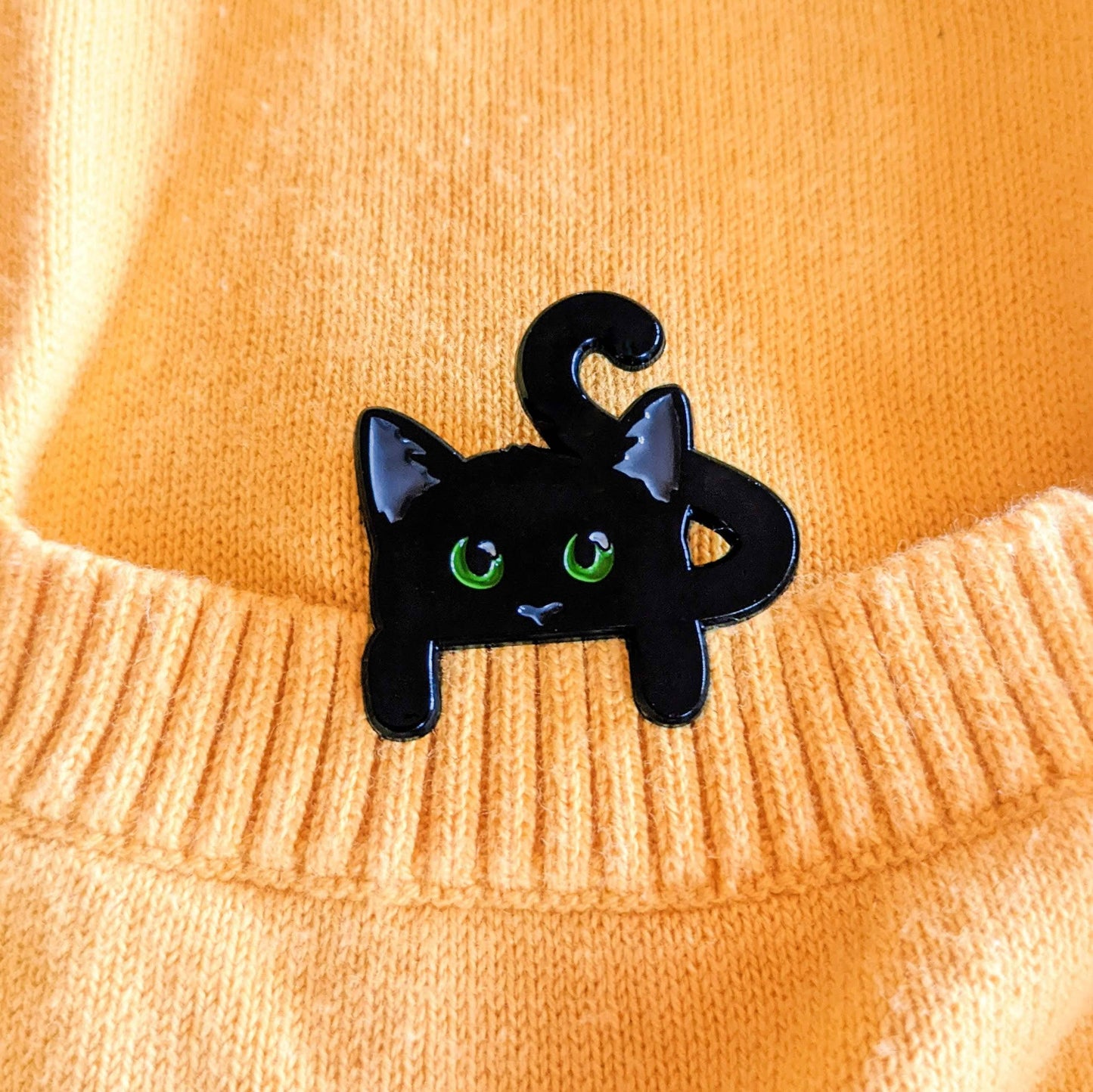 Pocket Pet Enamel Pin - All Black