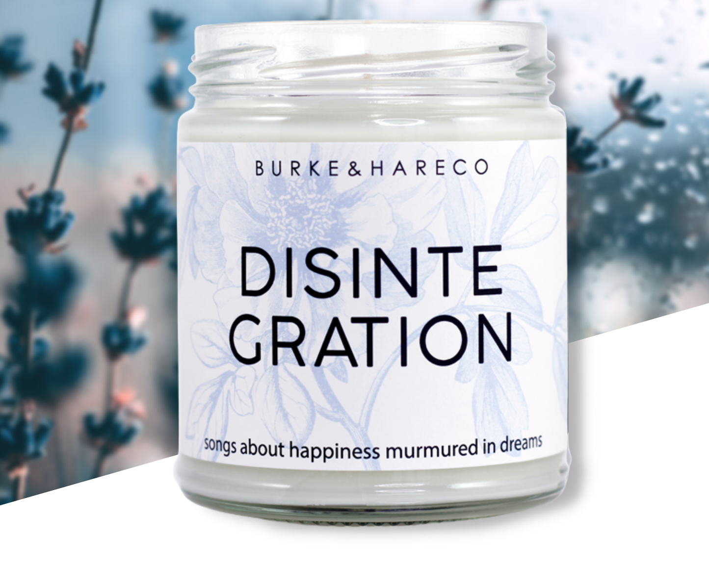 Burke & Hare Co - Scented Candle - Disintegration - 9 oz in a glass jar with lid