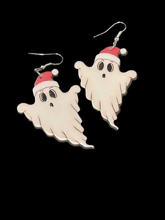 Christmas Ghost Dangle Earrings