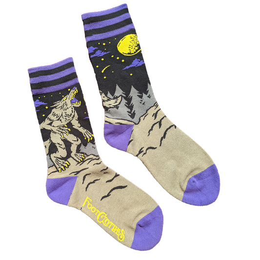 Evil AF Werewolf Socks