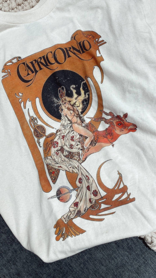 Capricorn Vintage Zodiac Shirt