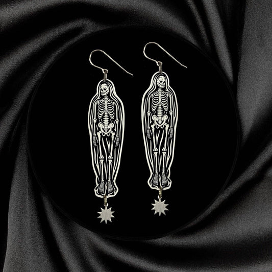 While Odin Sleeps - Shrouded Sleep Earrings