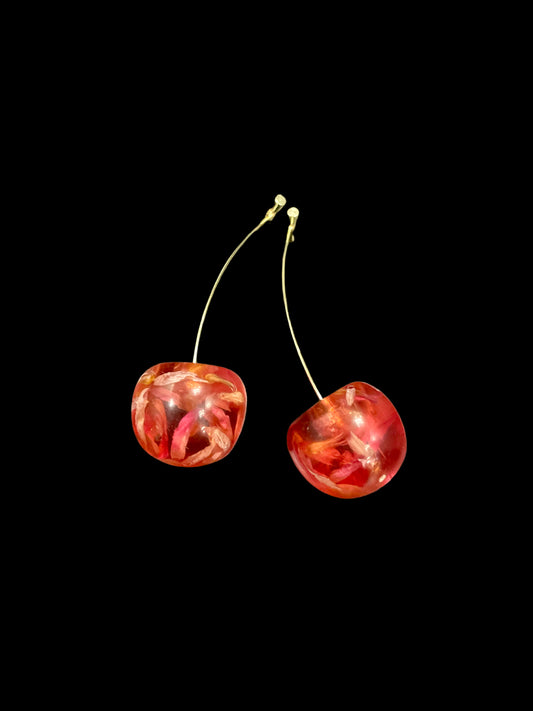 Cherry Drop Earrings