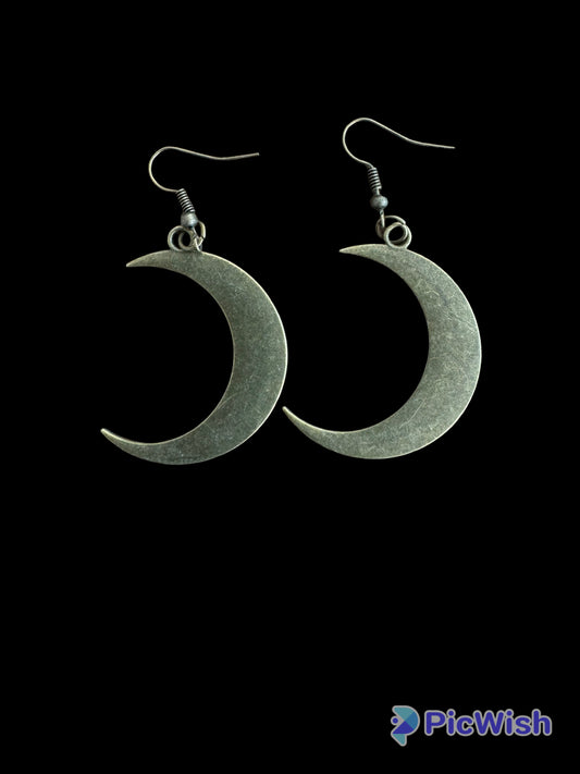 Dangle Moon Earrings