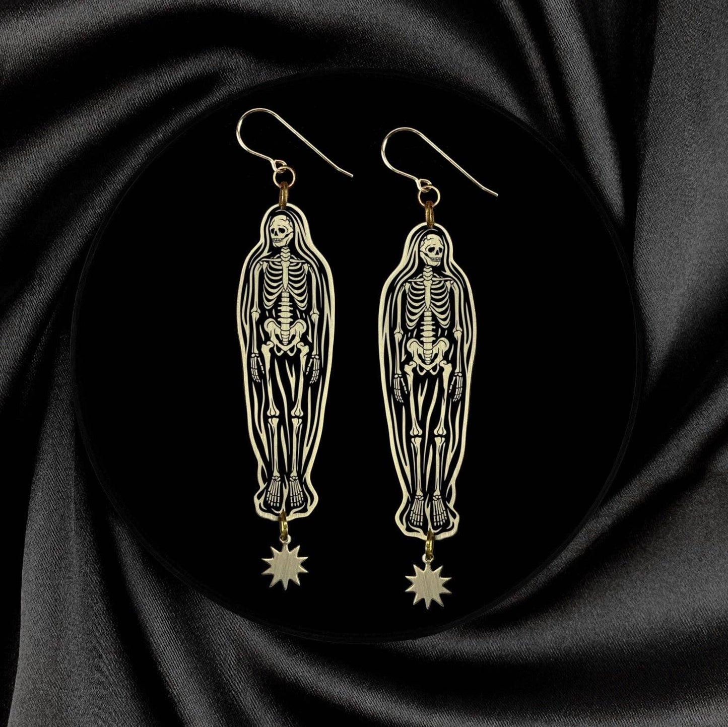 While Odin Sleeps - Shrouded Sleep Earrings