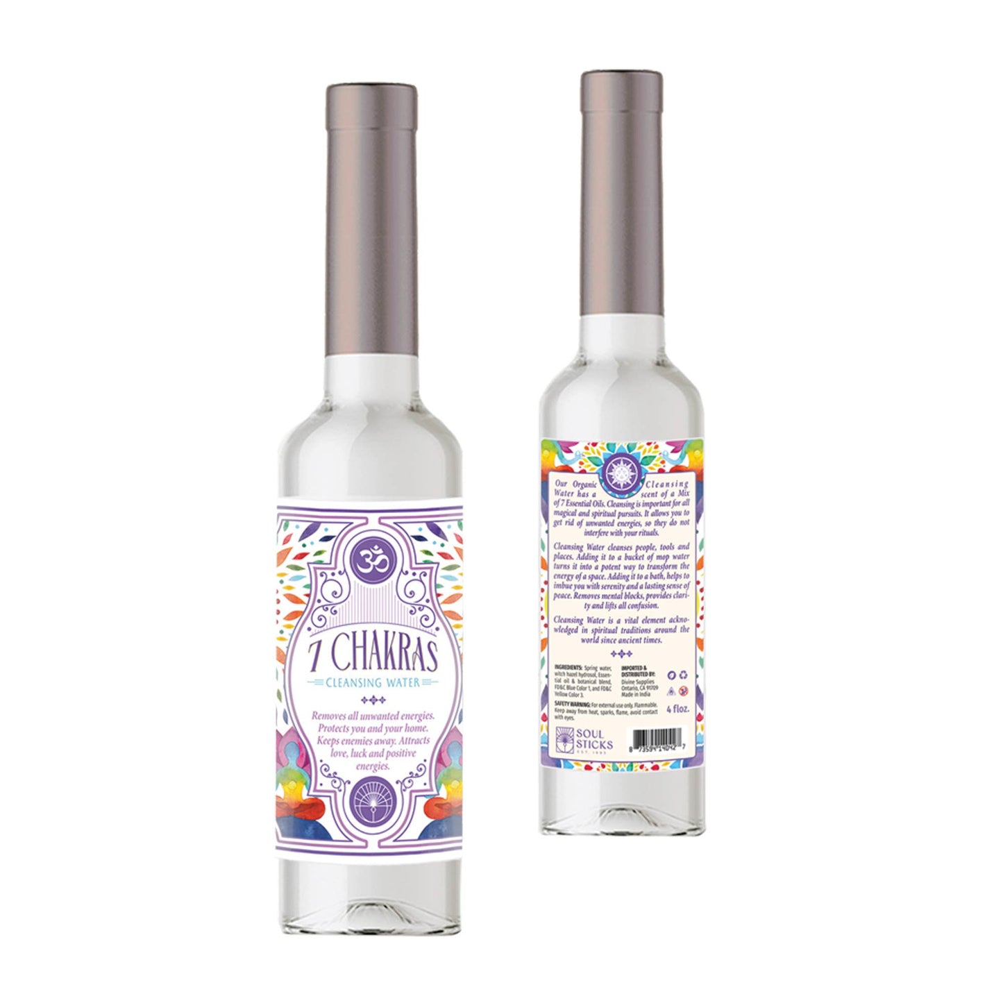 7 Chakras Cleansing Water 7.5 oz