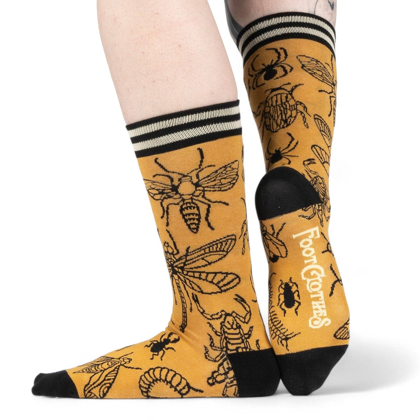 FootClothes LLC - Creepy Crawlies Crew Socks
