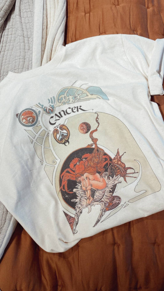 Cancer Vintage Zodiac Shirt