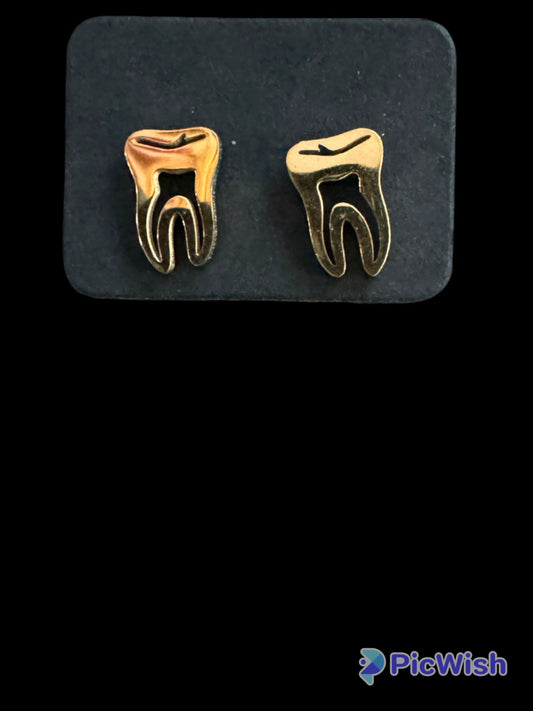 Gold Tooth Earrings