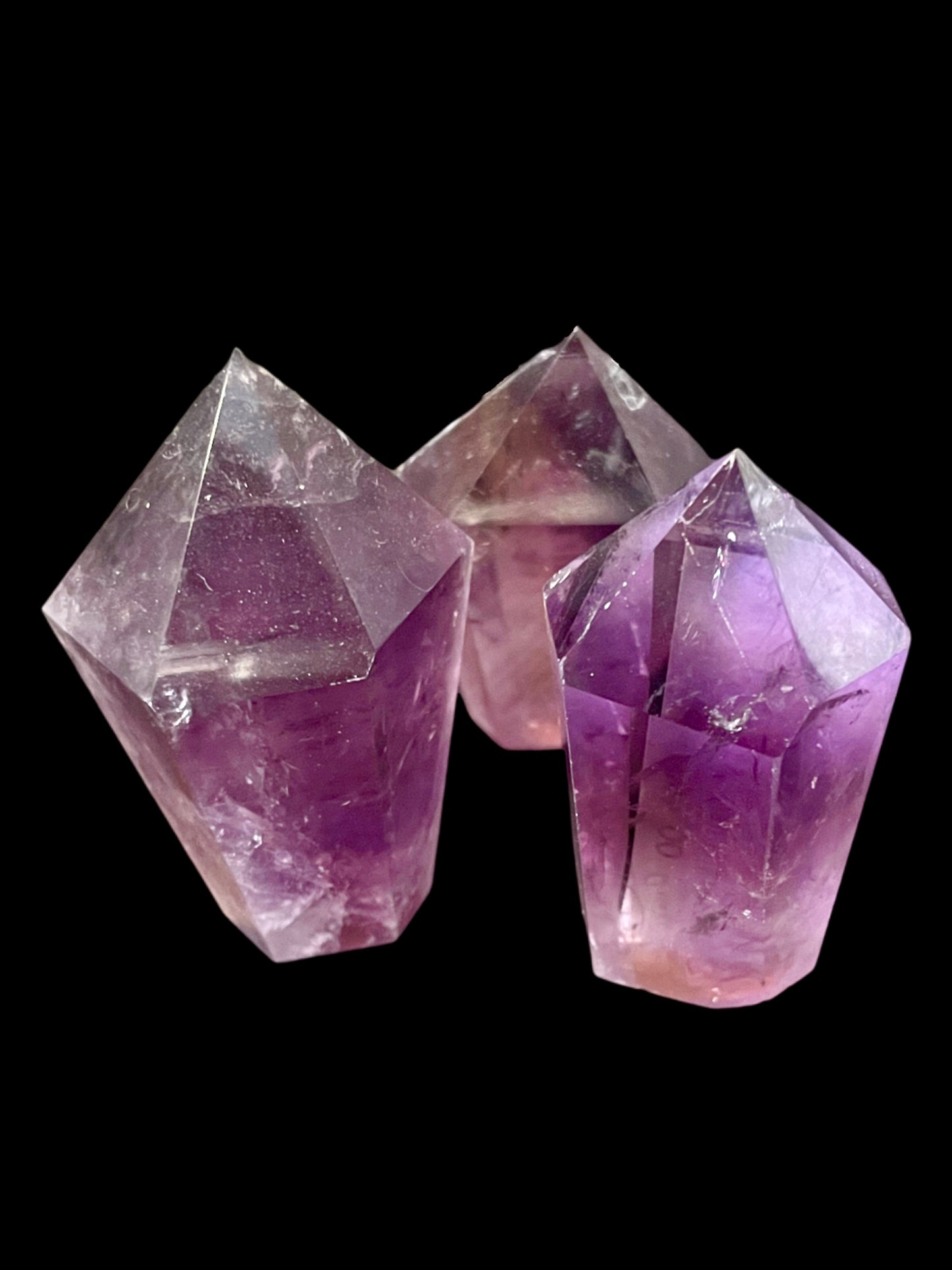 Amethyst Diamond Shape Obelisk