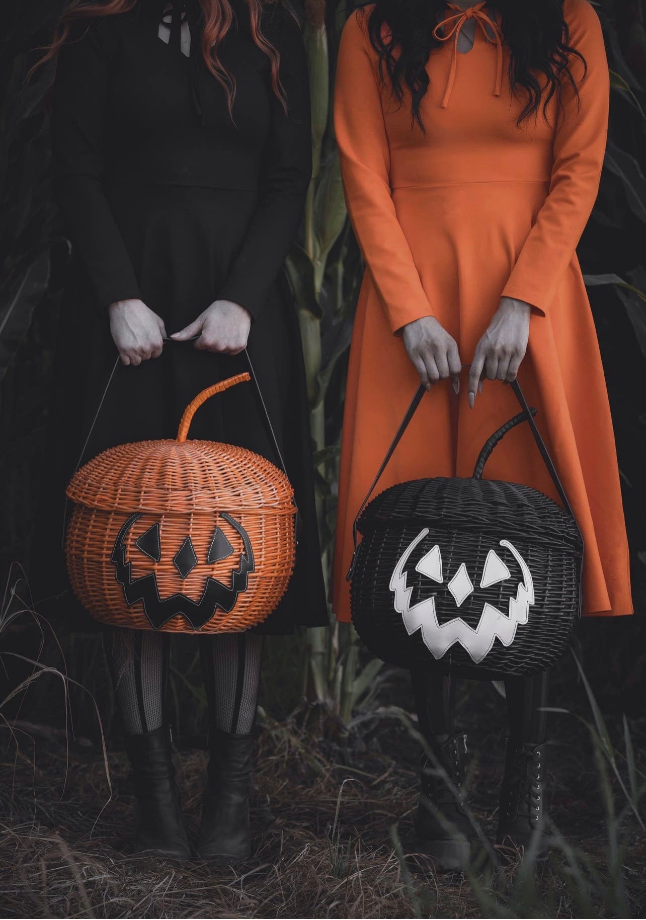 Haunted Hallows Pumpkin Picnic Basket