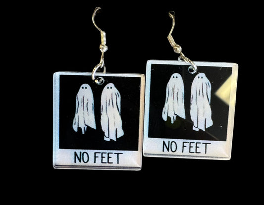 No Feet Beetlejuice Earrings