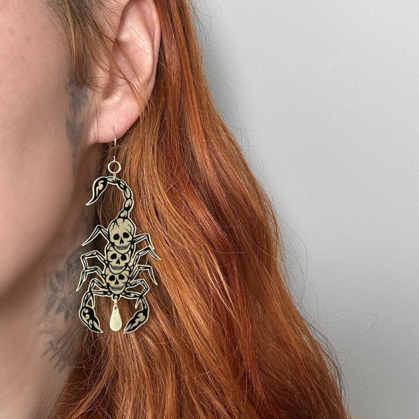 While Odin Sleeps - Scorpius Earrings