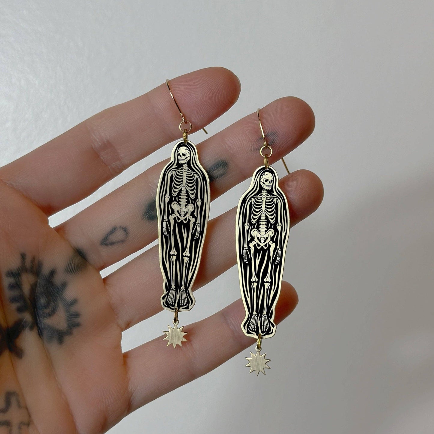 While Odin Sleeps - Shrouded Sleep Earrings