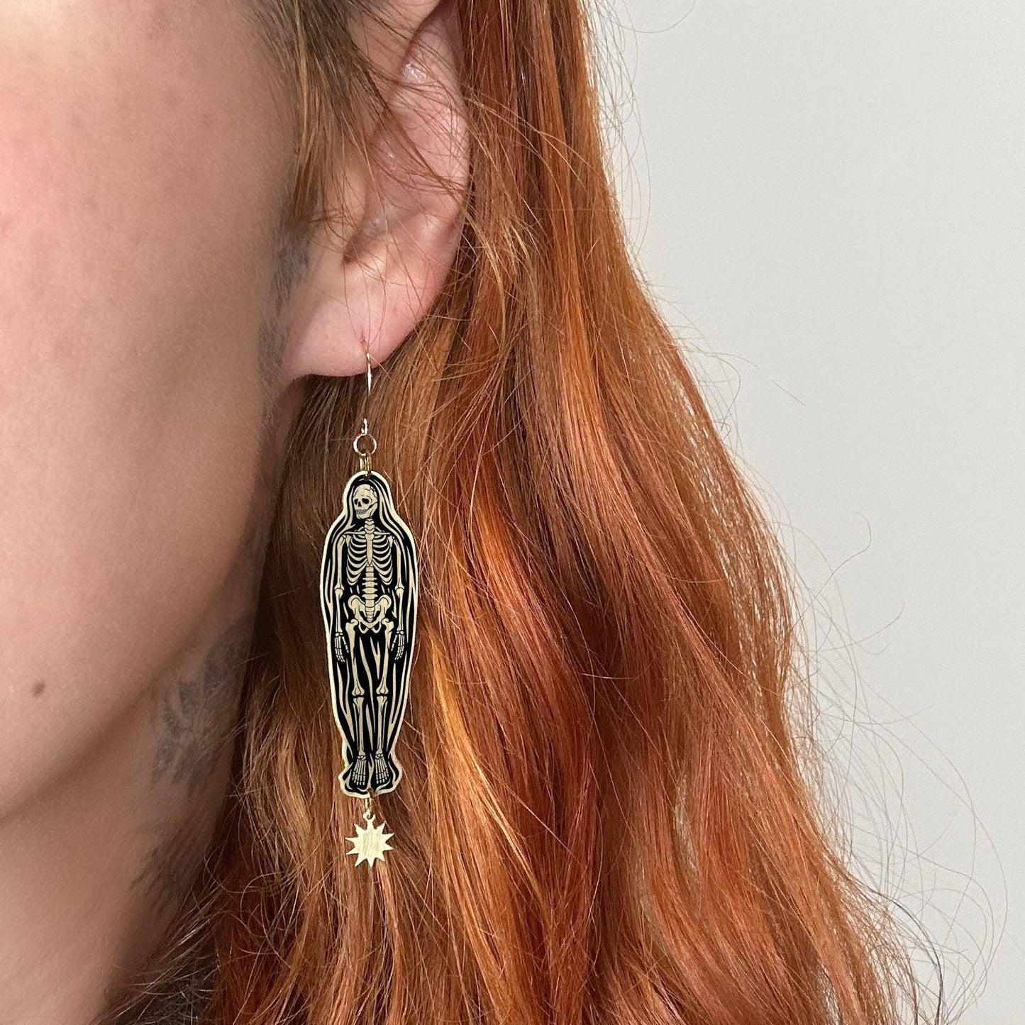 While Odin Sleeps - Shrouded Sleep Earrings