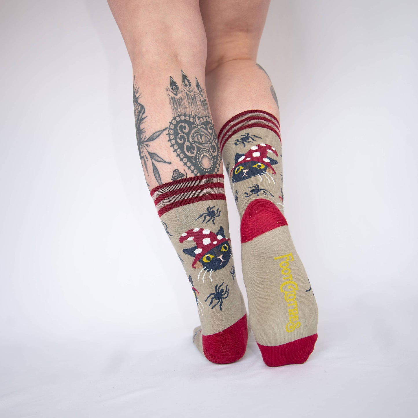 Witchy Whiskers Crew Socks