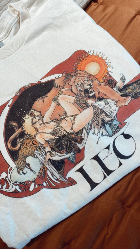 Leo Vintage Zodiac Shirt