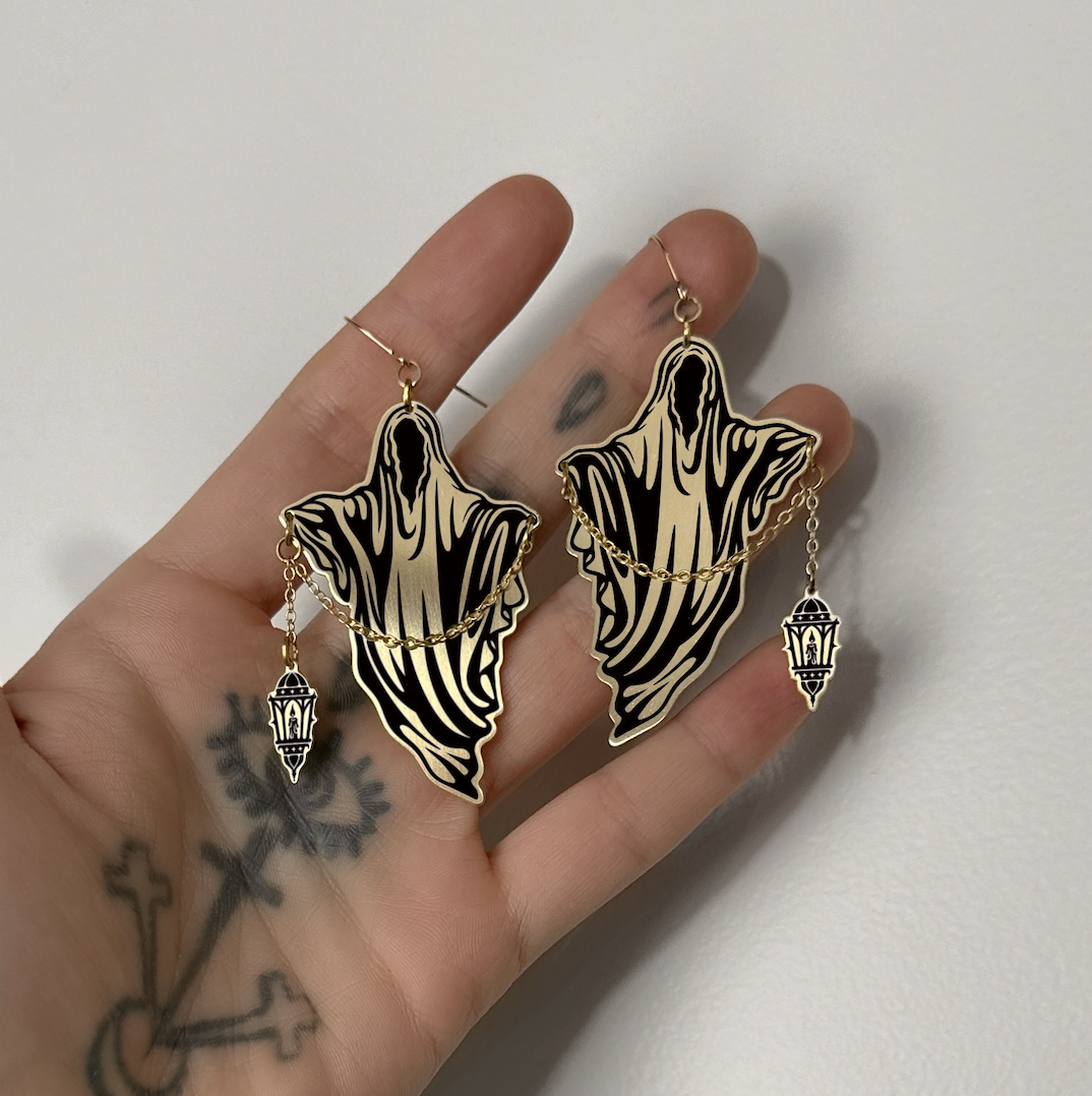 While Odin Sleeps - Phantoms Earrings