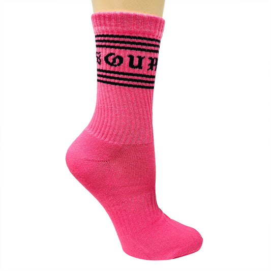 Sourpuss - SOURPUSS HI VIS CREW SOCKS PNK - Default