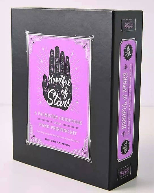 Handful of Stars: Palmistry Guidebook and Hand-Printing Kit