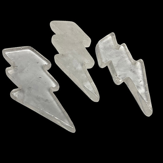 Clear Quartz Lightening Bolts