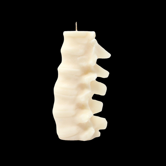 Ivory Spine Candle